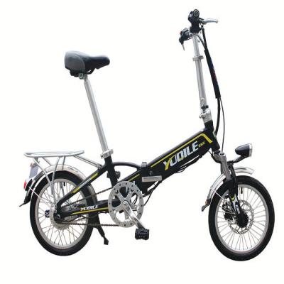 China Mini 16inch aluminum alloy battery 36v battery road folding electric e bike helper bicycle for sale