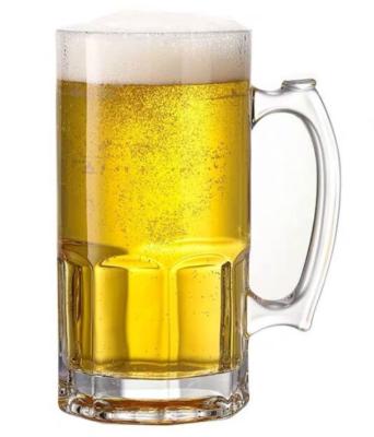 China Wholesale new large capacity classic/postmodern 1000ml beer glass mug with big hero mug 1 liter draft beer cup for sale