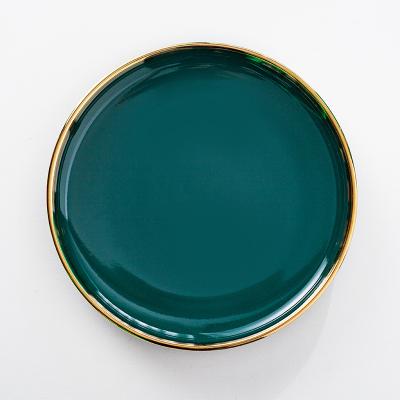 China Viable Modern Household Phnom Penh Dinnerware Dish Kitchen Porcelain Dinnerware Ceramic Dish for sale