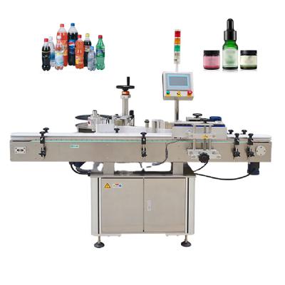 China Round Bottle Automatic Adhesive Container Low Price Food Bottle Labeler Sticker Labeling Machine for sale