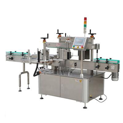 China Food China Supplier Bottle Automatic Flat Jar Double Side Labeling Machine for sale