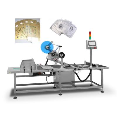 China Food OEM Customized Automatic Flat Surface Sticker Applicator For Carton Box Bag Pouch Paging Labeling Machine for sale