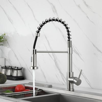 China Spray /Stream Factory Price Oem Odm Best Quality Stainless Steel Flexible Taps Pull Down Desk Upc Sink Mixer Kitchen Faucet With Flex Faucets for sale