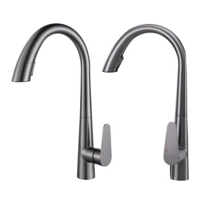 China Spray /Stream Factory Supplier Custom Design Hot Sale Stainless Steel Tap Water Kitchens Faucets Pull Down Faucet For Kitchen for sale