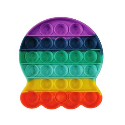 China Trigger Amazon 2021 hot sale silicone push bubble pops wiggle trigger toy for sale