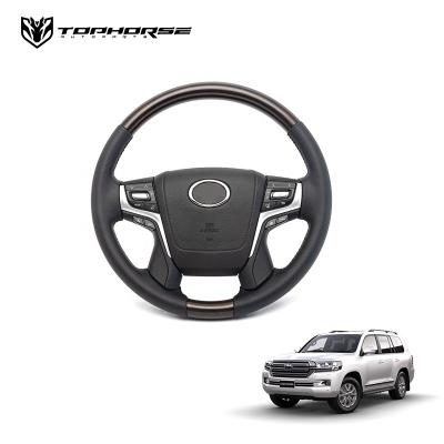 China Entry Luxury Steering Wheel For Land Cruiser 200 Upgrade 2008-2021Interior To New LC200 VRX GRX for sale