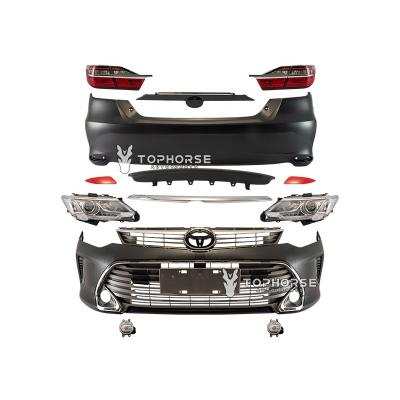 China PP Camry LE/SE Rise Body Kit Bumper Head Light Tail Light Front Grille 2012-2015 for sale