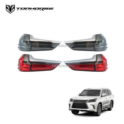 China lx570 tail lights black edition tail lamp kuro tail light for lexus lx570 2016-2021 LX570 for sale