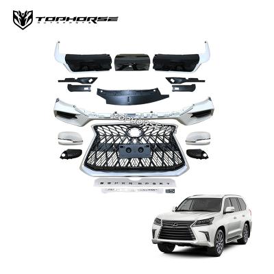 China 2016-2021 LX570 TR-D style bodyk kit black edition facelift side grill side bumper LX570 front mirror for sale