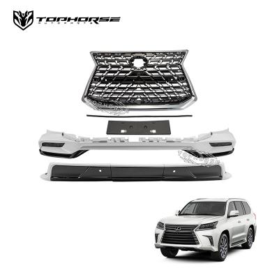 China PP/ABS new arrived lexu-s LX570s body kit white& black edition 2021 sport plus kuro style body kit bumper grill for sale