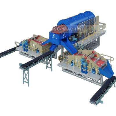 China Ore/Mineral Washing Machine Equipment 100-200TPH Africa Diamond Wash Plant Diamond Recovery Gold Mineral Concentration for sale