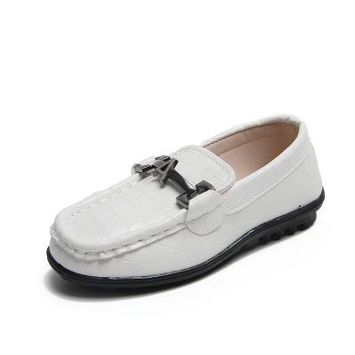 China Breathable Kids Loafers For Boys Classic Style Kids Leather Casual Flat Sole Shoes Fashion Comfortable School Walking Shoes For Kids for sale