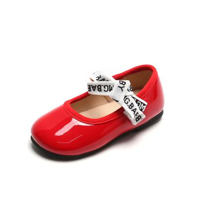 China Kids Flats Leather Shoes Princess Girls Party Dance Shoes Baby School Flats Kids Performance Shoes for sale