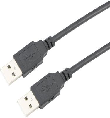 China Camera USB 2.0 Type A Male To Type A Male Extension Cable AM ​​To AM Tie Black 10m for sale