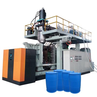 China 55 gallon barrels L-ring drum blow molding machine 3 layers plastic barrel production 200l bucket plastic blow molding machine for sale