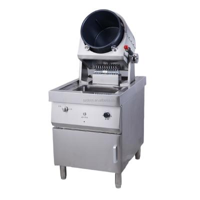 China Customized Self Fried Rice Robotic Rotary Intelligent Machine Pan Gas Commercial Mixer Fried Rice Machine for sale