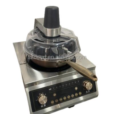 China Customized Smart Induction Spinning Wok Robot Rotating Machine Fried Rice Stir Mixer Machine Wok Automat for sale