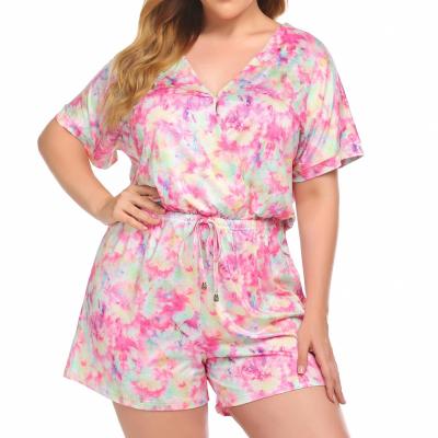 China QUICK DRY women's sleepwear plus size mujer onies pajamas terno ladies cotton short sleepwear 2 piece sets pajamas women for sale