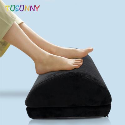 China New Design Anti-static Memory Foam Pillow Foot Rest Under Desk Foot Rest For Under Desk To Working Cushion for sale