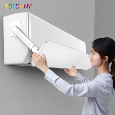 China Home Air Conditioning Windshield Air Conditioning Windshield Windshield Adjustable Pastoral Guide Style Cover Air Conditioner Straight Shield for sale