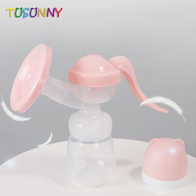 China BPA Free Silicone Milk Breast Pump Nursing Baby Feeding Manual Breast Pump for sale