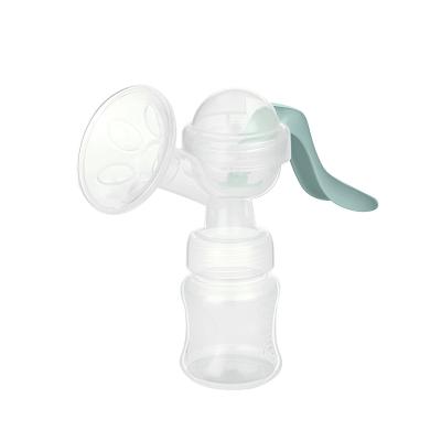 China Bpa Free Silicone Manual Breast Pump Bpa Free With Low Suction Breast Milk Collector Pump for sale