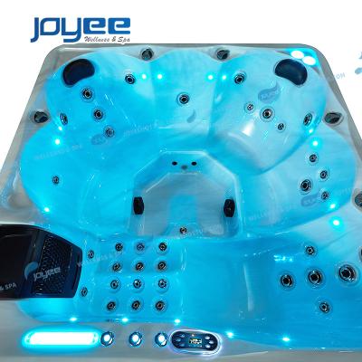 China Balboa Massage Factory Rectangle Best Price Hot Tub Scandinavian 6 Person Tub , Spa For Villa for sale