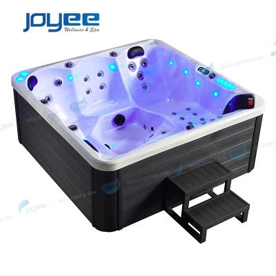 China Scandinavian JOYEE Best Price Five People Bubble Jet Spa Whirlpool Massage Tub Hydraulic For Villa for sale