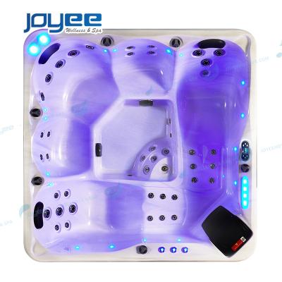 China Scandinavian JOYEE OEM Factory 5 Places Cheap Free Bath Outdoor Jaccuzzi Spa For Party for sale