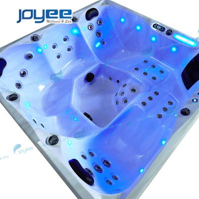 China Scandinavian JOYEE unique style smooth acrylic hydro hot tub whirlpool spa for hotel for sale