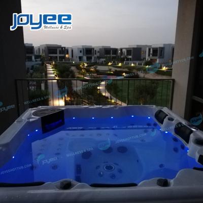 China JOYEE Large Price Contemporary Freestanding Spa 5 People Outdoor Hot Tub For Hotel Project for sale