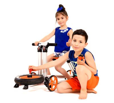 China 2021 hot sale DOCYKE L block Toy Car Vehicle Four-wheeled L-KIT of Kid's Tricycle Assemble Building Kit for sale