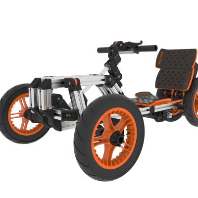 China 2021 DOCYKE New Style Deluxe Electric Brushless Motor Trike Kit Hike Kart Educational Vehicle for sale