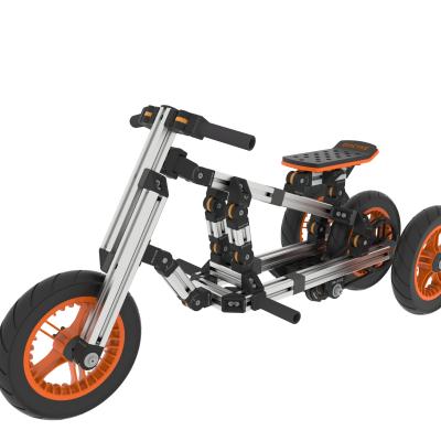 China 2021 Luxury Package Hot Selling Docyke Assemble Building Block Tricycle Electric Vehicles For Teenagers for sale