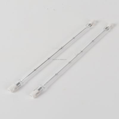 China 1000w Filament Flood Light Glass Double Ended Iodine Tungsten Lamp Transparent Halogen Lamp for sale