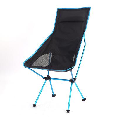 China Modern Custom Aluminum Frame Folding Chair Camping Adjustable Beach Chair for sale