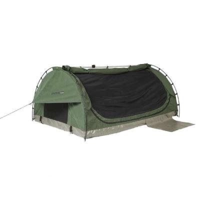 China Diagonal Tying Type Outdoor Waterproof Ripstop Canvas Portable Heavy Duty Camping Loot Double Tent for sale