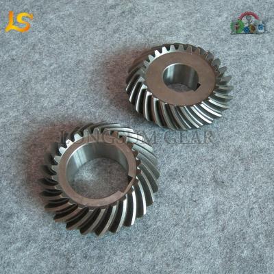 China JIS3 Gearbox Crown and Pinion Bevel Gear Manufacturer for sale