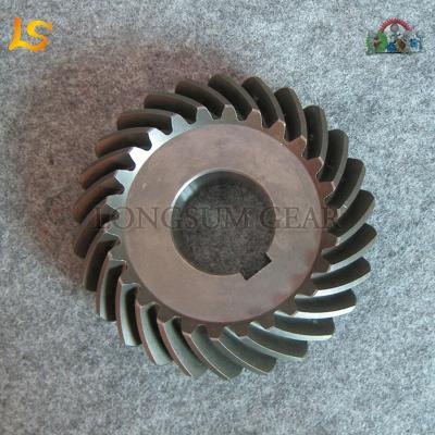 China Gearbox AGMA 8 quality carburized steel crown and pinion for sale