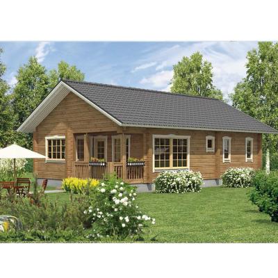 China Middle east Prefab wooden garden villa leisure log house living wooden house for sale for sale