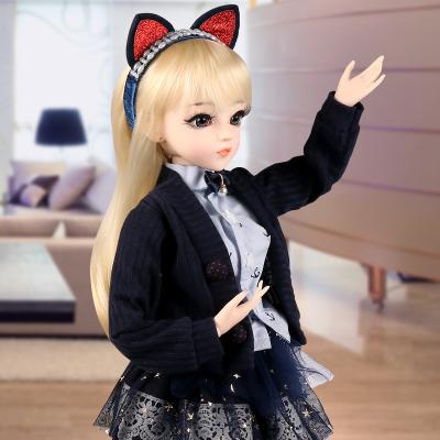 China Toy Killy Fashion Official Cartoon Style 1/3 BJD Joint Doll With Makeup Face Hair Eyes Clothes Size 60cm Girls Gift Custom Collection for sale