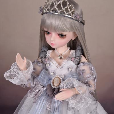 China Best custom 45CM upgraded makeup bjd doll girls doll toys ball body doll cartoon toy for gift toys for girls for sale