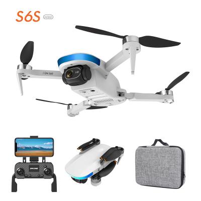 China 2022 New Product Cheap Fashion Headless Drone With Camera S6S Optical Flow Setting 22mins Flight Time Mini Foldable Drone for sale