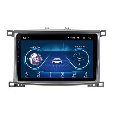 China Wanqi 10.1 inch 4 cores Android 10 automotive car dvd multimedia player audio radio navi stereo system for Toyota LC 100 2002-2007 for sale