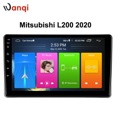 China Wanqi Automotive 9inch Mitsubishi L200 5 2018 - 2020 Car Radio Multimedia VCR Navigation GPS Android 10 No Din 2din 2 dvd for sale