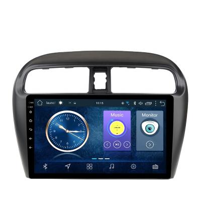 China Mirror Link 9 Inch Android 10 Car Dvd Gps Player IPS 4G+64G For Mitsubishi Mirage Attrage 2012-2018 Built-in Radio Video Navigations for sale