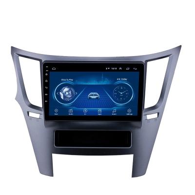 China Wanqi 9 inch Android 8.1 car dvd navi gps radio audio stereo automotive multimedia player navi for Subaru Legacy 2009-2014 Interior for sale