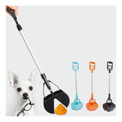 China Factory Price Pet Poop Pet Supplies ABS Stocked Waste Pooper Scooper Long Handle No Hassle Scooper for sale