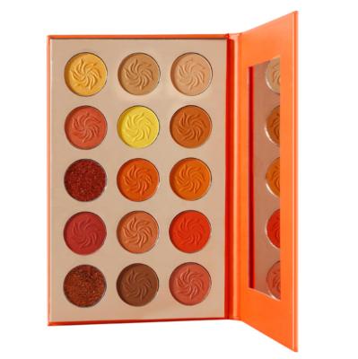 China Waterproof Eyecatching Style Professional Make Up 15 Colors Eyeshadow Eyeshadow Palette for sale