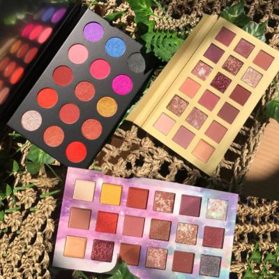 China EYES Eyeshadow 18 Colors Matte And Shimmer Make Up Eyeshadow Palette for sale